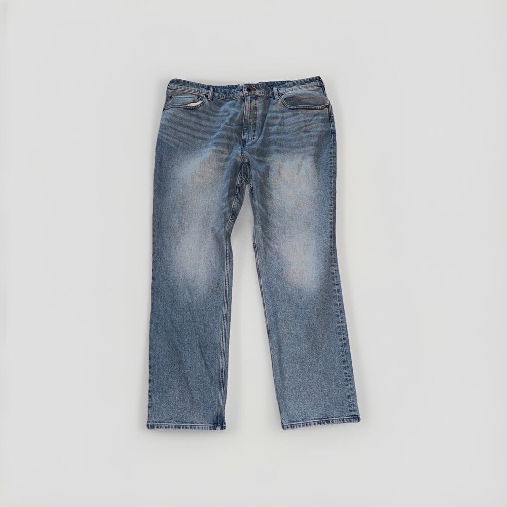 Duluth Trading Company Jeans Mens 42x32 Standard Fit Medium Wash